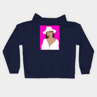 alexa in the panama paradise portrait Kids Hoodie